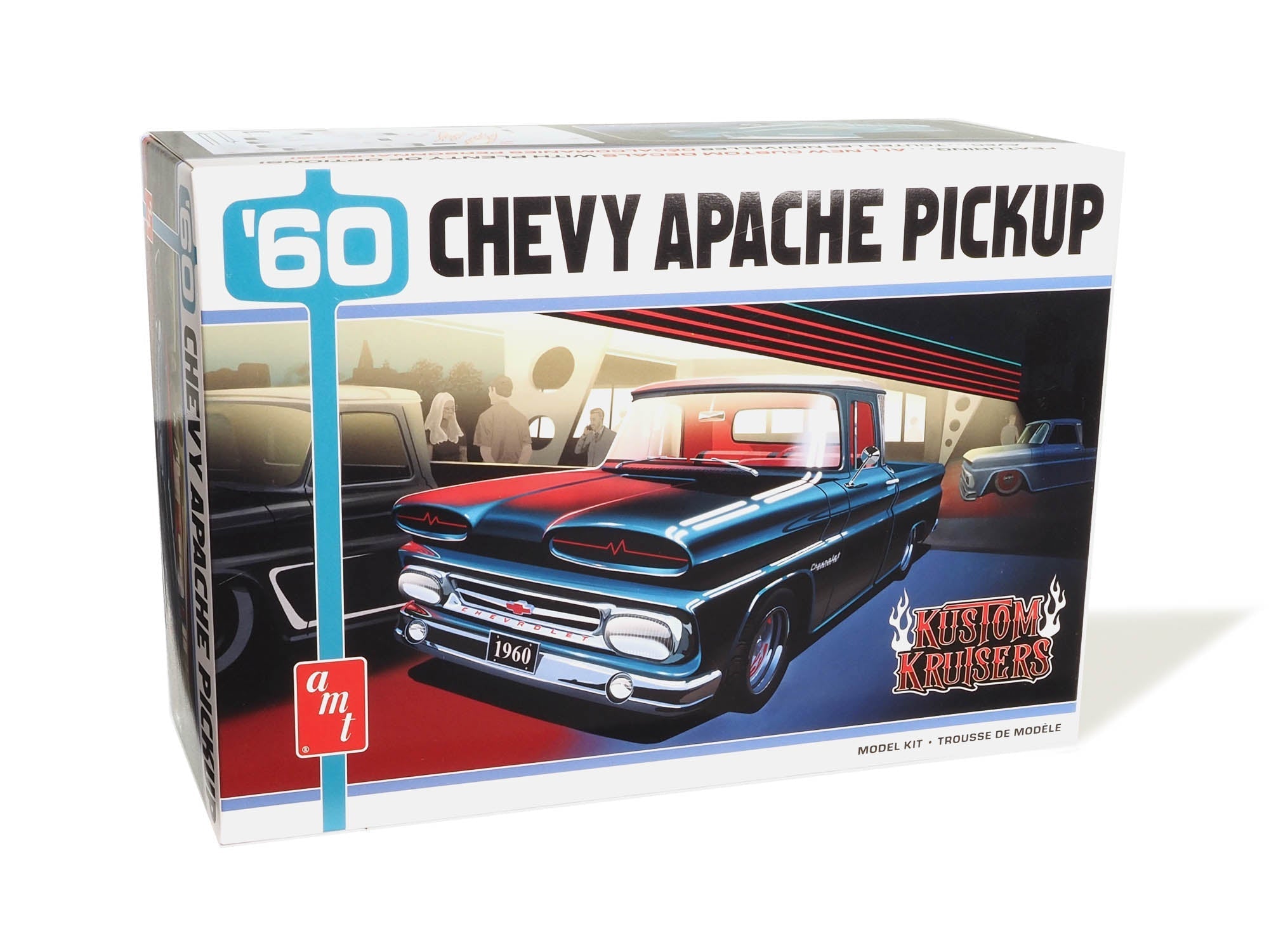 AMT 1960 Chevy Apache Pickup Street Machine 1:25 Scale Model Kit